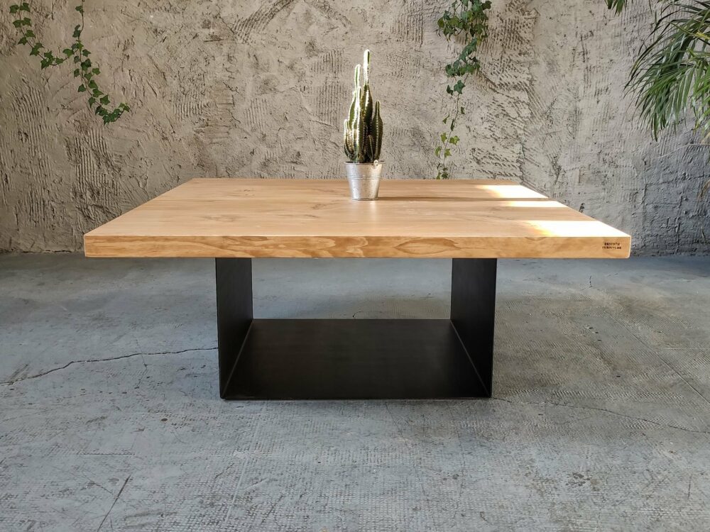 mesas de madera maciza